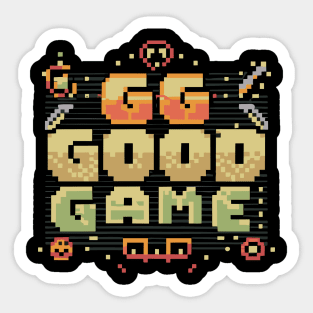 GG Good Game Sticker